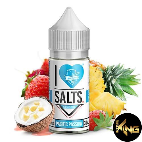 PACIFIC PASSION - I LOVE SALTS - MAD HATTER JUICE - 30ML - Image 1