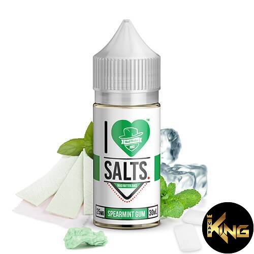 I_Love_Salts_-_30_Spearmint_Gum_Promo_600x-min.jpg SPEARMINT GUM - I LOVE SALTS - MAD HATTER JUICE - 30ML - Image 1