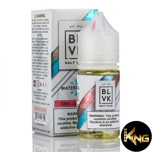Ice-Watermelon-by-BLVK-Salt-Plus-30ml_-_bottle_and_box.jpg ICE WATERMELON BY BLVK SALT PLUS 30ML - Image 1