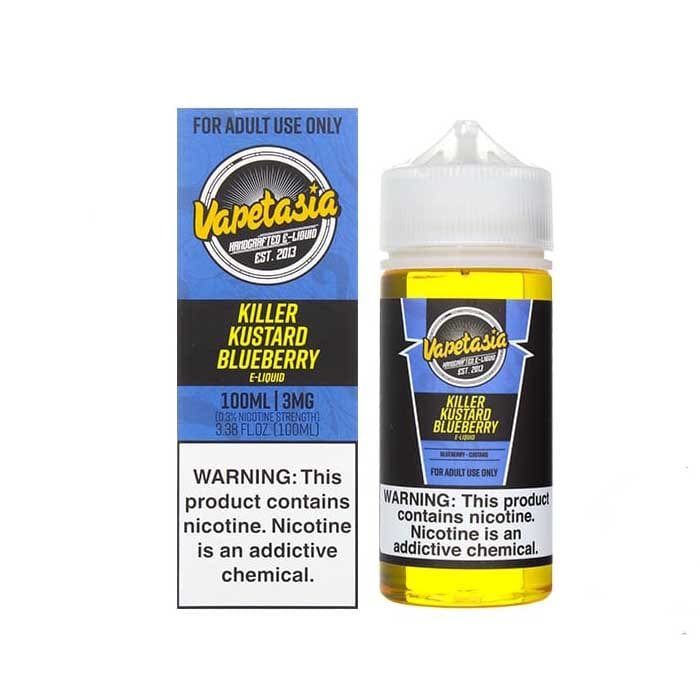 KILLER-KUSTARD-BLUEBERRY-BY-VAPETASIA-100ML.jpg KILLER KUSTARD BLUEBERRY BY VAPETASIA 100ML - Image 1