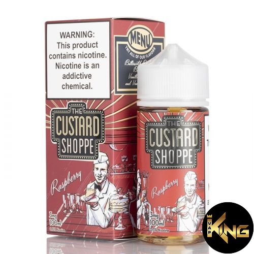 Raspberry-by-The-Custard-Shoppe-100ml.jpg RASPBERRY BY THE CUSTARD SHOPPE 100ML - Image 1