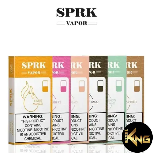 SPRK-Vapor-Replacement-Pods-4Pcs-In-Dubai.webp SPRK VAPOR REPLACEMENT PODS 4PCS - Image 1