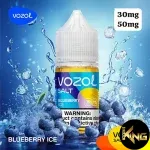 VOZOL SALTNIC BLUEBERRY ICE 30ML - Image 2
