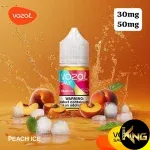 VOZOL SALTNIC PEACH ICE 30ML - Image 2