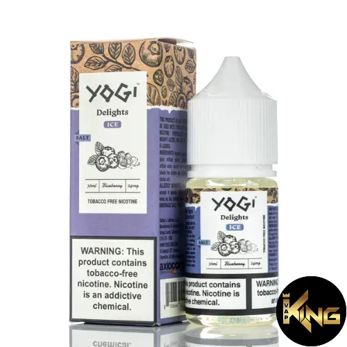 YOGI-DELIGHTS-SALTS-BLUEBERRY-ICE-30ML.webp YOGI DELIGHTS SALTS BLUEBERRY ICE 30ML - Image 1