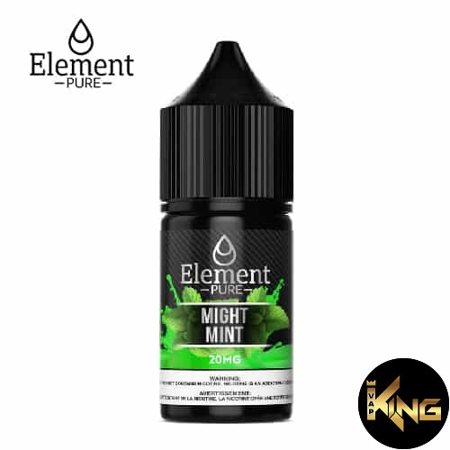 element-pure-Saltnic-30ml-mighty-mint-min.jpg MIGHTY MINT BY ELEMENT PURE SALTNIC 30ML - Image 1