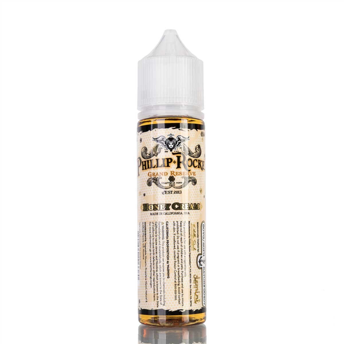 phillip-rocke-honey-cream-60ml.jpg HONEY CREAM - PHILLIP ROCKE GRAND RESERVE E-LIQUID 60ML - Image 1