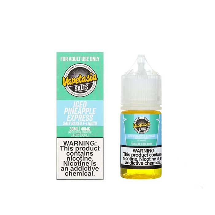 vapetasia-salt-in-dubai-iced-pineapple-express-30ml.jpg AUTHENTIC ICED PINEAPPLE EXPRESS - VAPETASIA SALT IN DUBAI 30ML - Image 1